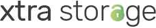 Xtra Storage logo black